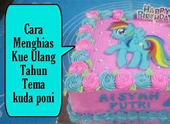 Gambar Kue Ulang Tahun Anak Kuda Poni